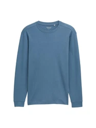 TOM TAILOR T-Shirt Blau/Grau