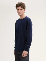 TOM TAILOR T-Shirt Dunkelblau/Hellblau/Blau