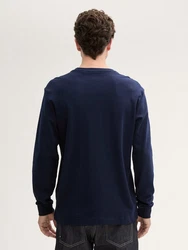 TOM TAILOR T-Shirt Dunkelblau/Hellblau/Blau