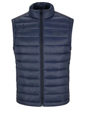 BOSS Steppweste Calano Hellblau/Dunkelblau/Blau