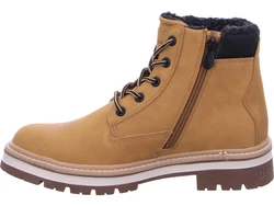 TOM TAILOR Stiefel Schnürstiefel Gelb/Blau/Beige/Khaki
