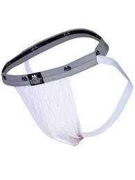 String The Original Swimmer/Jogger Jockstrap Underwear White/Grey 1 inch
