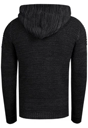 Rusty Neal Kapuzensweatshirt Knitwear Grau/Dunkelgrau/Schwarz