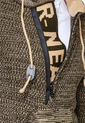 Rusty Neal Kapuzensweatshirt Knitwear Braun/Khaki/Beige/Dunkelgrün/Grau/Gelb