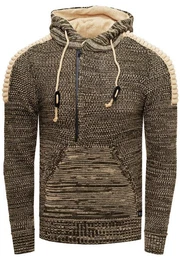 Kapuzensweatshirt Knitwear mit praktischem Reiverschluss
