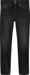 Tommy Jeans Slim-fit Jeans SCANTON SLIM mit Logoprägung Schwarz/Dunkelgrau