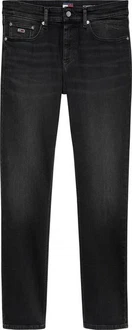 Tommy Jeans Slim-fit Jeans SCANTON SLIM mit Logoprägung Schwarz/Dunkelgrau