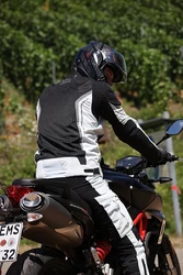 Modeka Motorradjacke Khao Air Weiß/Grau/Grün/Schwarz/Türkis