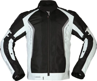 Modeka Motorradjacke Khao Air Weiß/Grau/Grün/Schwarz/Türkis