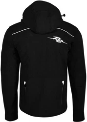 Rusty Stitches Motorradjacke Stan Schwarz/Grau