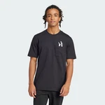 ADIDAS SPORTSWEAR Funktionsshirt 'Lounge Slides' Schwarz/Dunkelblau/Hellblau