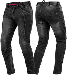 SHIMA Motorradhose Ghost Motorrad Jeans Dunkelgrau/Schwarz/Grau