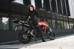 SHIMA Motorradhose Rush Schwarz/Grün/Dunkelgrau