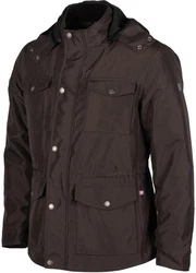 Helstons Motorradjacke Barbade Dunkelbraun/Grau/Khaki/Braun/Dunkelgrün