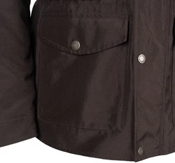 Helstons Motorradjacke Barbade Dunkelbraun/Grau/Khaki/Braun/Dunkelgrün