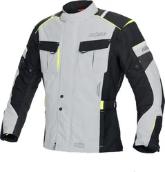 Bse Motorradjacke Breno Pro Grau/Gelb/Weiß/Grün