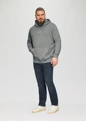 s.Oliver Sweatshirt Hoodie Relaxed Fit Artwork Grau/Dunkelgrau/Hellgrau/Grün