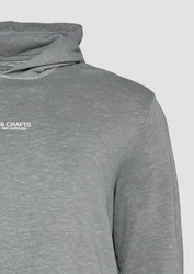 s.Oliver Sweatshirt Hoodie Relaxed Fit Artwork Grau/Dunkelgrau/Hellgrau/Grün