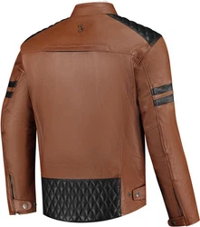 Rusty Stitches Motorradjacke Jari V2 Braun