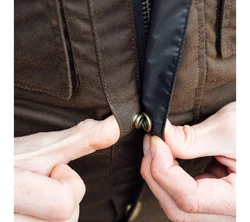 Merlin Motorradjacke Perton II Schwarz/Weiß