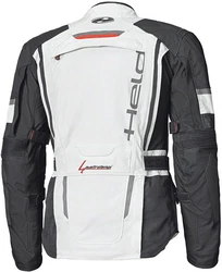 Held Motorradjacke Carese Evo GTX Weiß/Grau/Rot/Creme/Schwarz/Dunkelrot