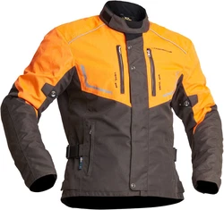 Lindstrands Motorradjacke Halden Orange/Grau/Braun