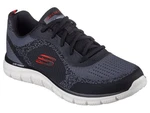 Skechers TRACK-GLENDOR Sneaker Dunkelblau/Grau/Blau