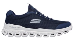 Skechers GLIDE-STEP Slip-On Sneaker Dunkelblau/Hellblau