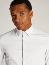 Calvin Klein Hemd Weiß/Grau