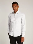 Calvin Klein Hemd Weiß/Grau