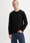 LEVI'S Langarmshirt 'LS Original HM Tee' Schwarz/Grün