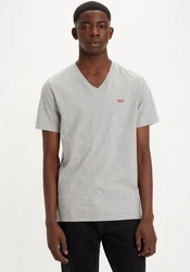 Levi's V-Shirt LE ORIGINAL HM VNECK Grau/Hellgrau