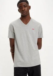 Levi's V-Shirt LE ORIGINAL HM VNECK Grau/Hellgrau