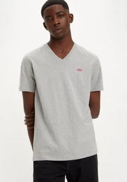 Levi's V-Shirt LE ORIGINAL HM VNECK mit Logostickerei