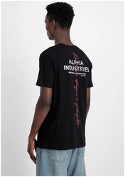 Alpha Industries Rundhalsshirt Signature BP T Schwarz