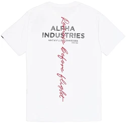 Alpha Industries Rundhalsshirt Signature BP T Weiß