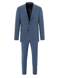 BENVENUTO. Anzug SALVI Iago 360 Blau/Hellblau/Grau/Dunkelblau