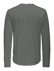 ONLY & SONS Shirt ONSBENNE Dunkelgrün/Khaki/Grün/Dunkelgrau