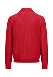FYNCH-HATTON Troyer mit Logo an der Brust Rot/Dunkelrot/Rosa