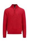 FYNCH-HATTON Troyer mit Logo an der Brust Rot/Dunkelrot/Rosa