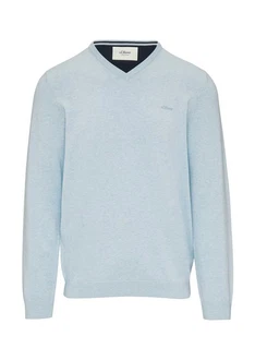 s.Oliver Strickpullover hellblau
