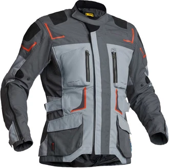 Lindstrands Motorradjacke Myrvik Grau/Hellgrau/Dunkelgrau