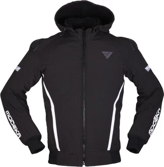 Modeka Motorradjacke Clarke Sport Schwarz/Weiß/Orange/Grün/Rot