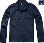 Brandit US Langarmhemd Blau/Dunkelblau
