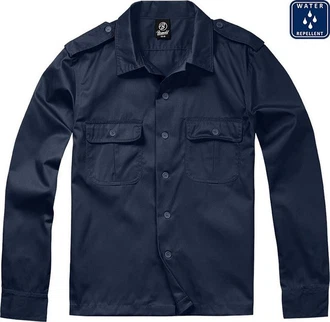 Brandit US Langarmhemd Blau/Dunkelblau Brandit US Langarmhemd Blau/Dunkelblau