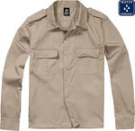 Brandit US Langarmhemd Braun/Khaki
