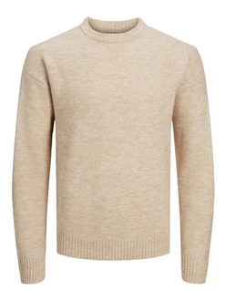 Jack & Jones Longpullover JOROLLIE KNIT CREW NECK SN