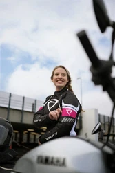 DIFI Motorradjacke Estoril Aerotex Rosa/Rot