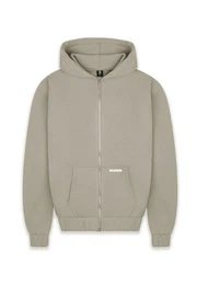 Sweatjacke Herren Super Heavy Blank Zip-Hoodie