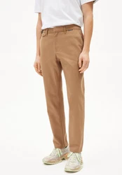 Armedangels Stoffhose ANAAR PREMIUM Chino Hose (Tapered Fit) Mid Waist Beige/Khaki/Braun